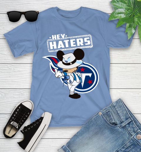 NFL Hey Haters Mickey Football Sports Tennessee Titans Youth T-Shirt 15