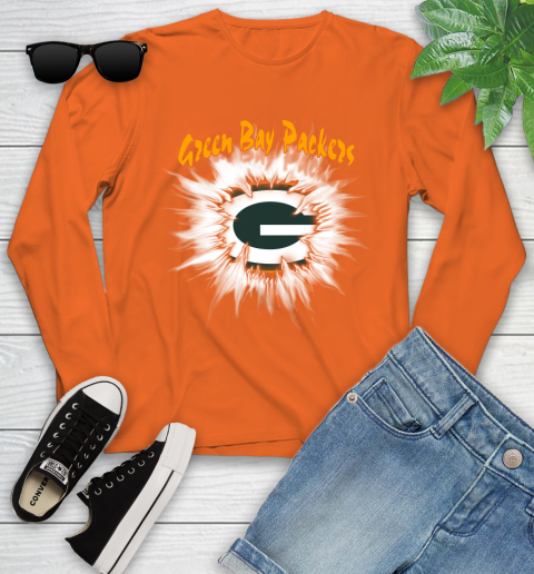Green Bay Packers NFL Football Adoring Fan Rip Sports Youth Long Sleeve 3