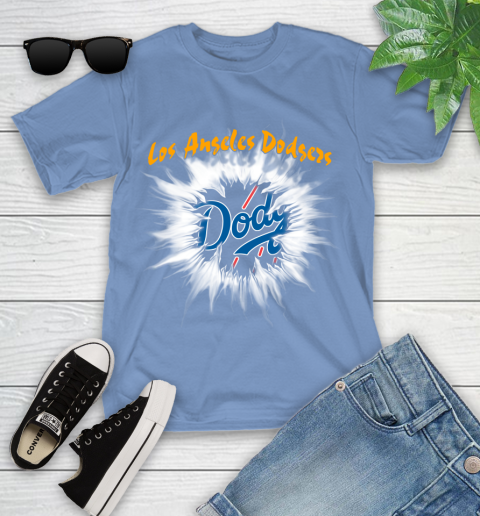 Los Angeles Dodgers MLB Baseball Adoring Fan Rip Sports Youth T-Shirt 15