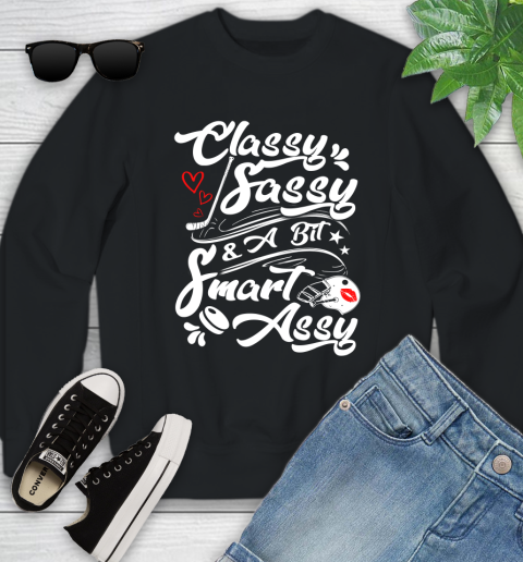 Hockey Classy Sassy Youth Sweatshirt