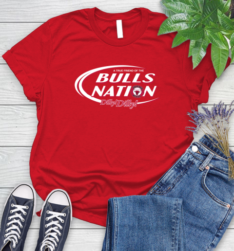 NBA A True Friend Of The Chicago Bulls Dilly Dilly Basketball Sports Women's T-Shirt 13