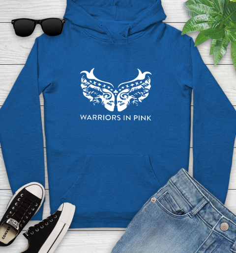 Ford cares warriors in pink shirt Youth Hoodie 11