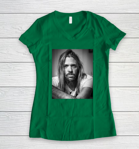 Taylor Hawkins Shirt Foo Fighter Women's V-Neck T-Shirt 3