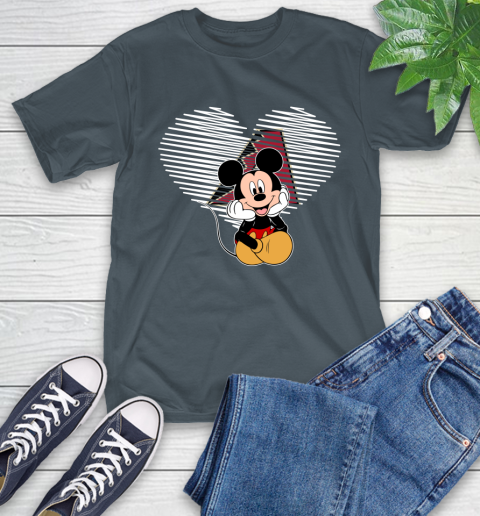 MLB Arizona Diamondbacks The Heart Mickey Mouse Disney Baseball T Shirt_000 T-Shirt 10
