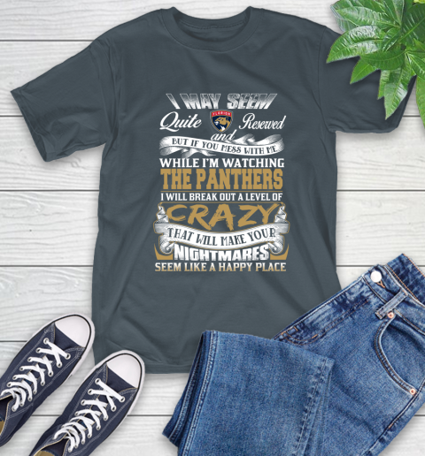 Florida Panthers NHL Hockey Don't Mess With Me While I'm Watching My Team T-Shirt 10