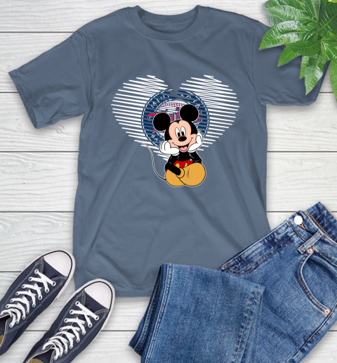 MLB Minnesota Twins The Heart Mickey Mouse Disney Baseball T Shirt_000 T-Shirt 8