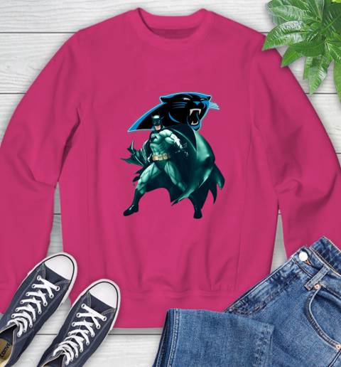 pink carolina panthers sweatshirt