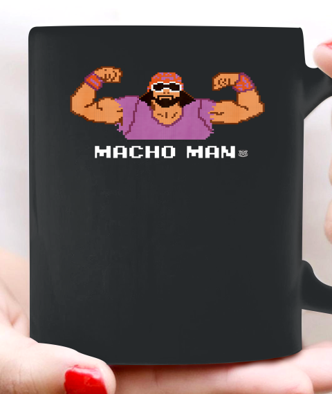 WWE Macho Man 8 Bit Ceramic Mug 11oz 5