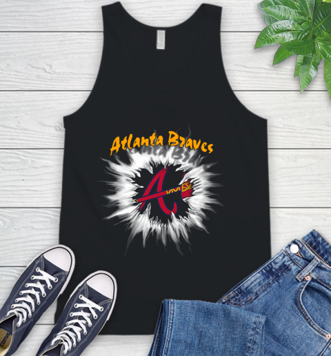 Atlanta Braves MLB Baseball Adoring Fan Rip Sports Tank Top