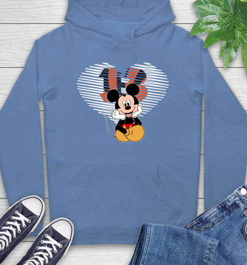 NFL Cincinnati Bengals The Heart Mickey Mouse Disney Football T Shirt_000 Hoodie 11