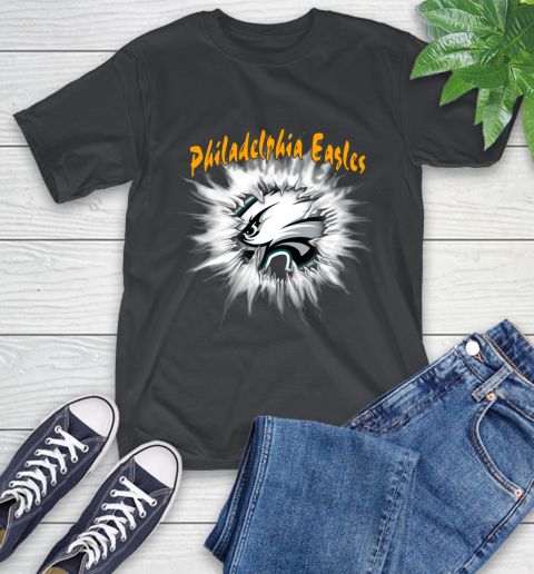 Philadelphia Eagles NFL Football Adoring Fan Rip Sports T-Shirt