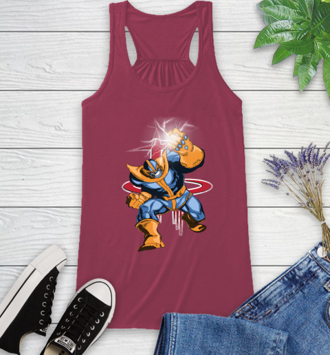 Houston Rockets NBA Basketball Thanos Avengers Infinity War Marvel Racerback Tank 7