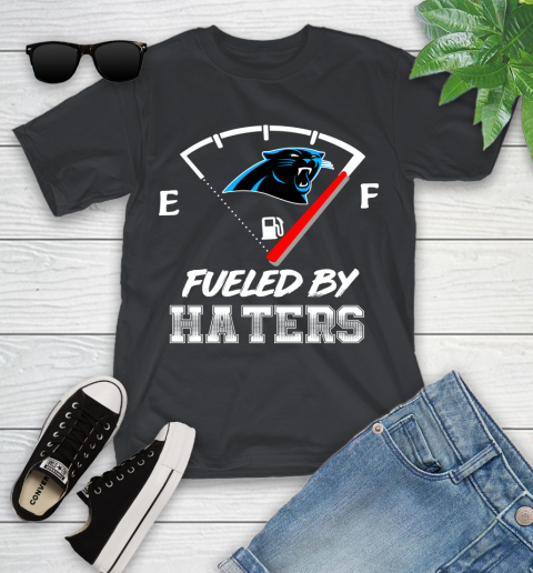 Carolina Panthers NFL Football Fueled By Haters Sports Youth T-Shirt