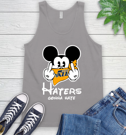 NBA Utah Jazz Haters Gonna Hate Mickey Mouse Disney Basketball T Shirt Tank Top 3