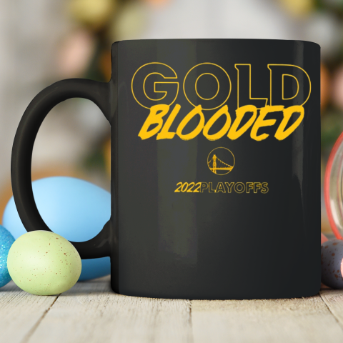 Warriors Gold Blooded Ceramic Mug 11oz 5