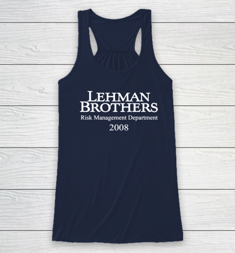Lehman Brothers Risk Management Racerback Tank 5