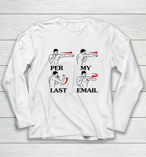 Per My Last Email Funny Men Costumed Long Sleeve T-Shirt