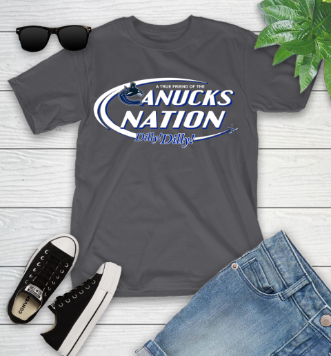 NHL A True Friend Of The Vancouver Canucks Dilly Dilly Hockey Sports Youth T-Shirt 6