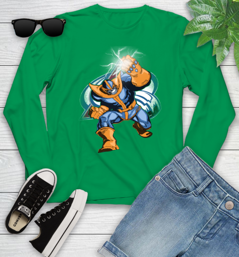 Colorado Avalanche NHL Hockey Thanos Avengers Infinity War Marvel Youth Long Sleeve 7