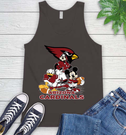 NFL Arizona Cardinals Mickey Mouse Donald Duck Goofy Football Shirt Tank Top 6