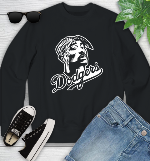 Tupac Dodgers Youth Sweatshirt