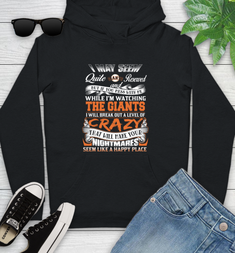 San Francisco Giants MLB Baseball Don't Mess With Me While I'm Watching My Team Youth Hoodie