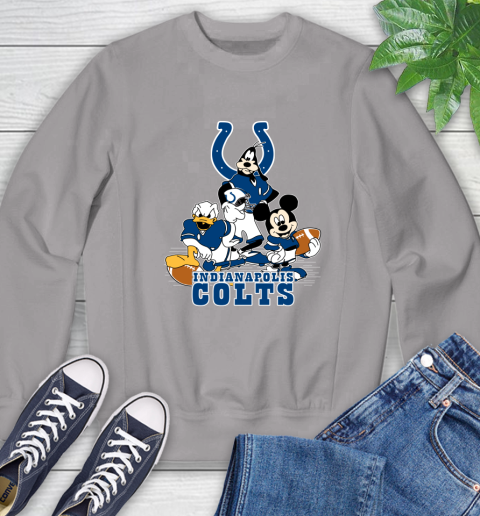 NFL Indianapolis Colts Mickey Mouse Donald Duck Goofy Football Shirt Sweatshirt 5