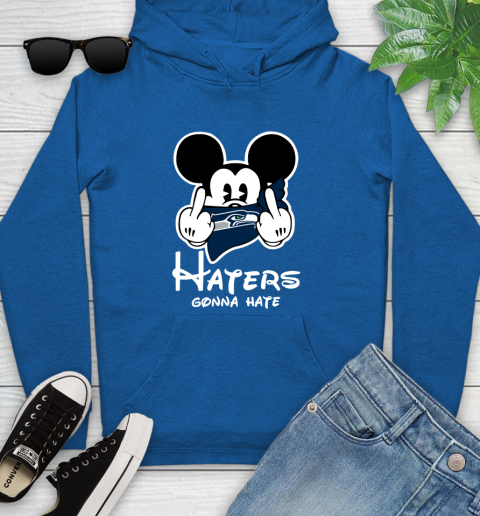 NFL Seattle Seahawks Haters Gonna Hate Mickey Mouse Disney Football T Shirt Youth Hoodie 11