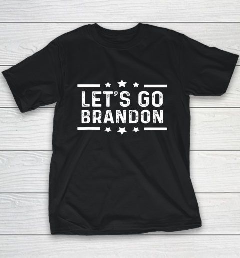 Let's Go Brandon Joe Biden Funny Trendy Sarcastic Youth T-Shirt