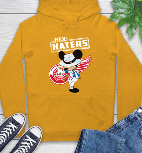 NHL Hey Haters Mickey Hockey Sports Detroit Red Wings Hoodie 2