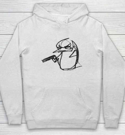 Penguin With Gun Hoodie