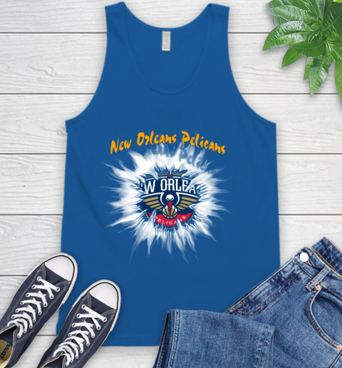 New Orleans Pelicans NBA Basketball Rip Sports Tank Top 4