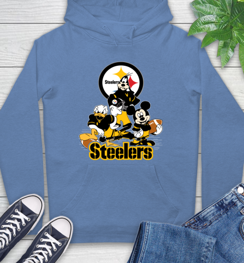 NFL Pittsburgh Steelers Mickey Mouse Donald Duck Goofy Football Shirt Hoodie 11