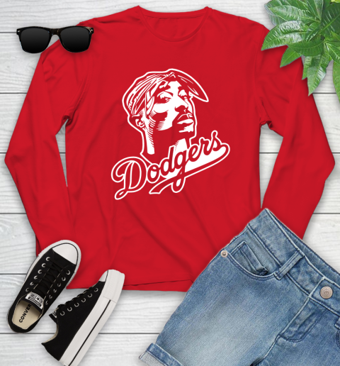 Tupac Dodgers Youth Long Sleeve 11