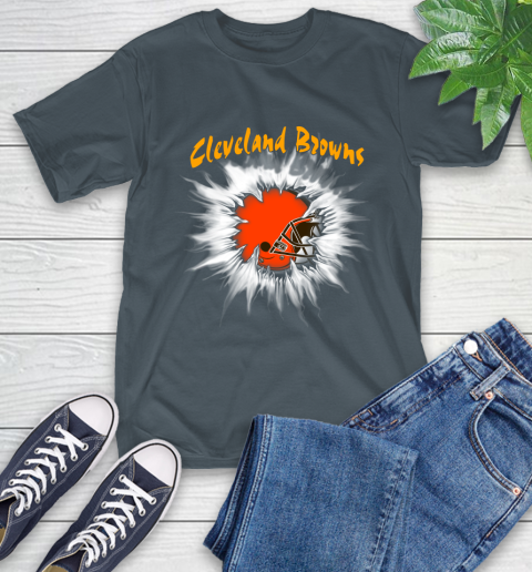 Cleveland Browns NFL Football Adoring Fan Rip Sports T-Shirt 10