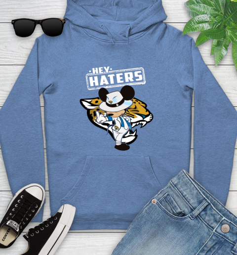NFL Hey Haters Mickey Football Sports Jacksonville Jaguars Youth Hoodie 13