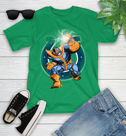 Indianapolis Colts NFL Football Thanos Avengers Infinity War Marvel Youth T-Shirt 8