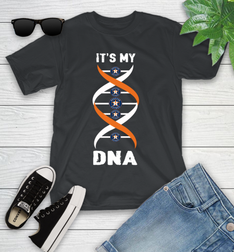 Houston Astros MLB Baseball It's My DNA Sports Youth T-Shirt