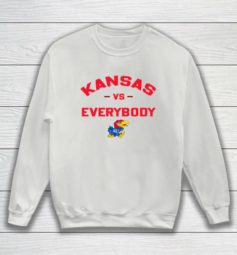 Kansas Jayhawks Vs Everybody Sweatshirt 3