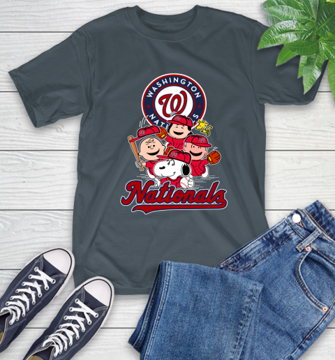 MLB Washington Nationals Snoopy Charlie Brown Woodstock The Peanuts Movie Baseball T Shirt_000 T-Shirt 10