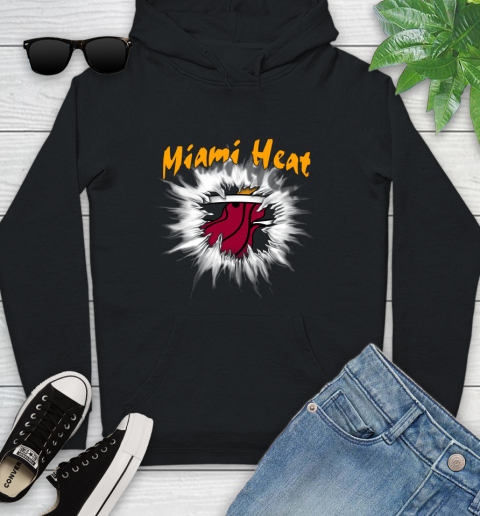 Miami Heat NBA Basketball Rip Sports Youth Hoodie