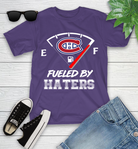 Montreal Canadiens NHL Hockey Fueled By Haters Sports Youth T-Shirt 3