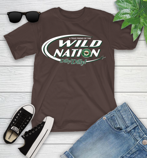 NHL A True Friend Of The Minnesota Wild Dilly Dilly Hockey Sports Youth T-Shirt 7