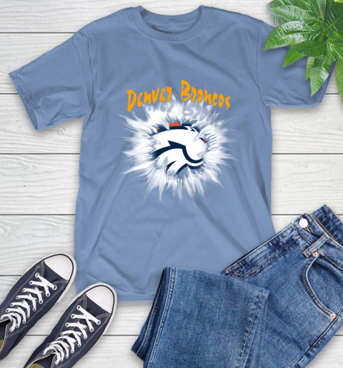 Denver Broncos NFL Football Adoring Fan Rip Sports T-Shirt 12