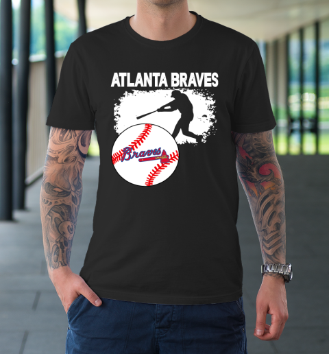 Atlanta Braves Baseball Distressed Game Day Brave Vintage Fan Lover T-Shirt