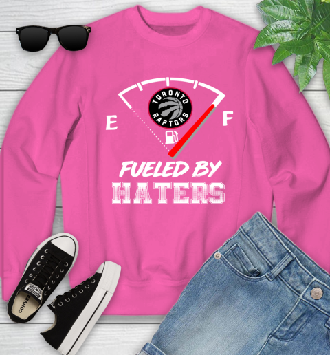 Toronto Raptors NBA Basketball Fueled By Haters Sports Youth Sweatshirt 6