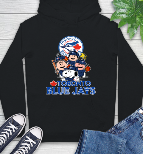 MLB Toronto Blue Jays Snoopy Charlie Brown Woodstock The Peanuts Movie Baseball T Shirt_000 Hoodie