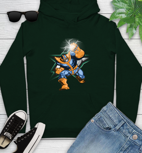 Dallas Stars NHL Hockey Thanos Avengers Infinity War Marvel Youth Hoodie 14