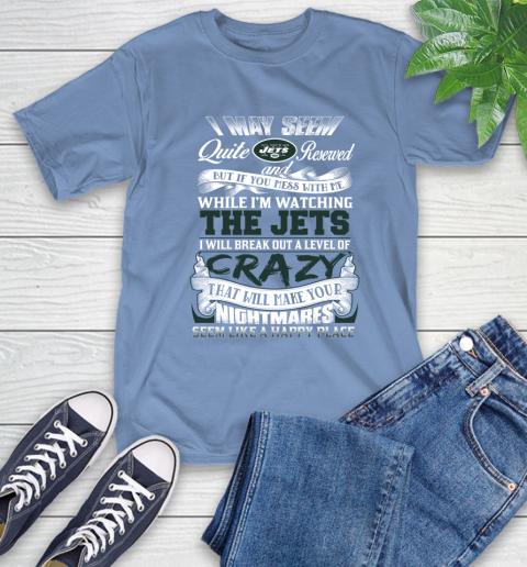 New York Jets NFL Football Don't Mess With Me While I'm Watching My Team T-Shirt 12