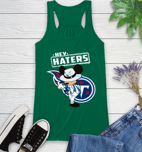 NFL Hey Haters Mickey Football Sports Tennessee Titans Racerback Tank 6